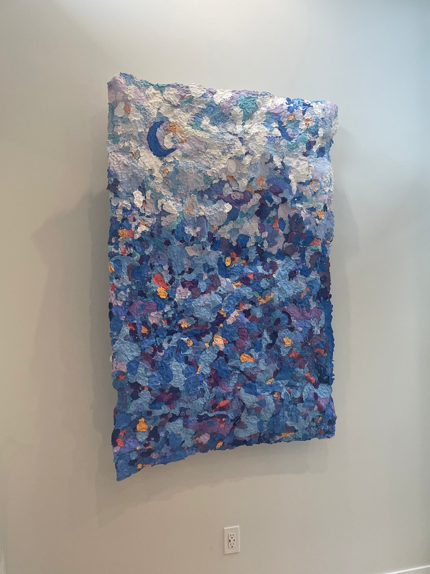 Blue Sky Paper Tapestry